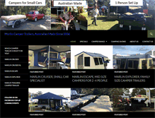 Tablet Screenshot of marlincampers.com.au